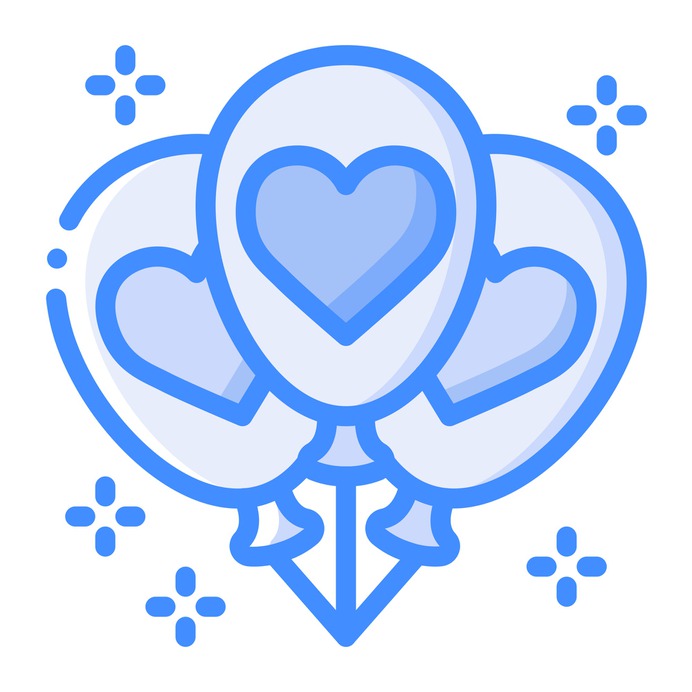 See more icon inspiration related to birthday and party, love and romance, valentines day, heart shaped, balloons, gaming, celebration, decoration, birthday, heart, love, party and balloon on Flaticon.