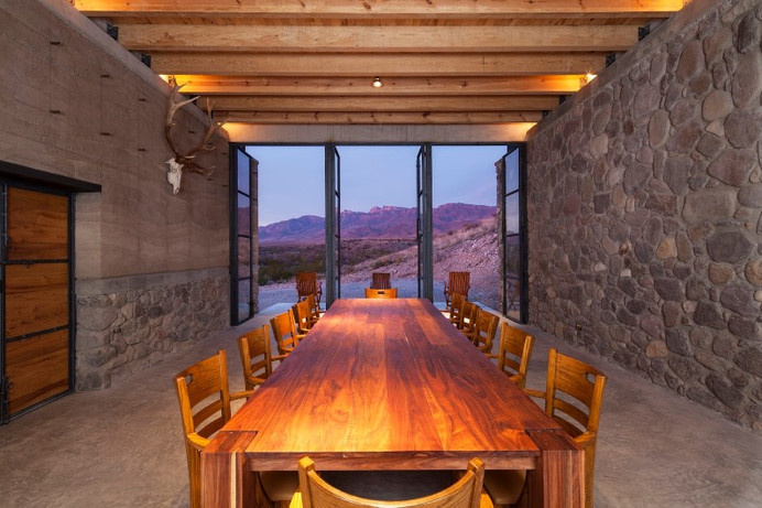 wonderful architectural project located in a secluded natural oasis