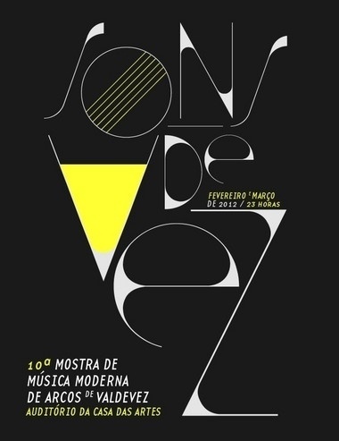 Vogue - Sons de Vez #design #graphic #poster #typography
