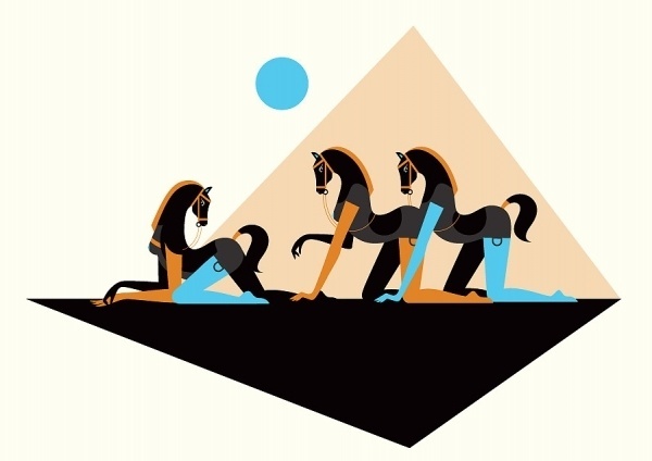 Lust Triangle - malikafavre #illustration