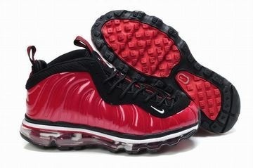 2012 new nike air foamposite One Max 2009 red/black women's #shoes