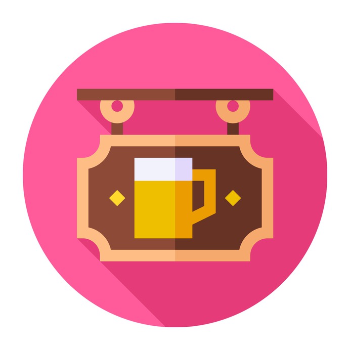 See more icon inspiration related to beer, food and restaurant, annoucer, poster, pub, announcement, advertising, signaling, panel, mug, bar and sign on Flaticon.