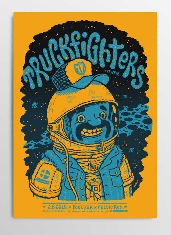 Gigposter Truckfighters #music #truckfighters #gigposter