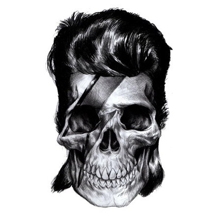 FFFFOUND! | Google Image Result for http://www.hautstyle.co.uk/wp-content/uploads/2010/10/macarthur_illustration.jpg #skull #lightning #mullet