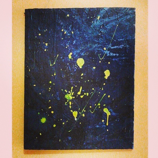 Yellow began to grow! #abstract #art #painting #work