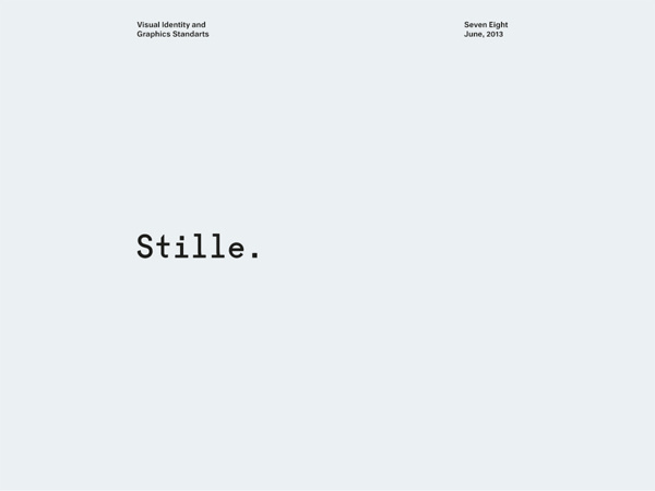 Stille on Behance #font #lettering #white #branding #techno #stille #balck #minimalism #logo #simple #grid #typographic #sound #identity #dj #music #type #club