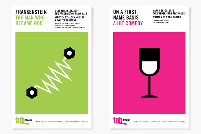 Theatre New Brunswick Posters #illustration #posters #theatre