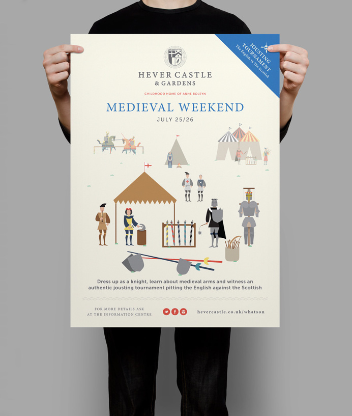 Hever Castle & Gardens Summer Jousting Campaign