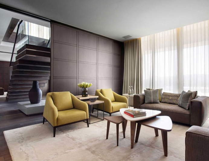 Contemporary Feel And a Neutral Palette Apartment