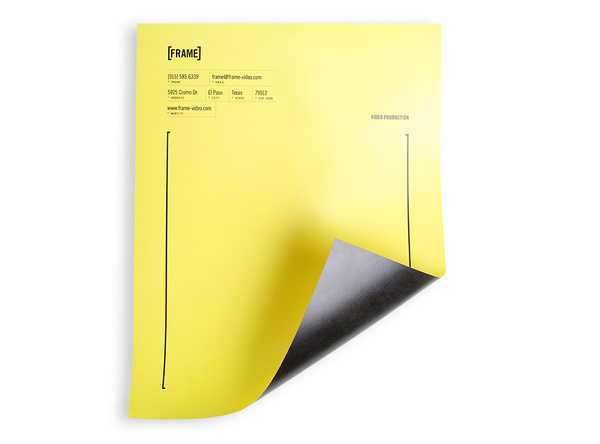Frame by Decimal #frame #yellow #video #decimal #letterhead