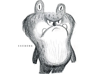 Dribbble - Angry monster. by ssebong #angry #design #illustration #monster #character #sketch