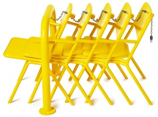 share portable park chair by thomas bernstrand for nola #chair #yellow #stockholm #portable