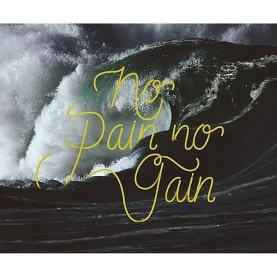 No pain no gain #handwriting #type #typography