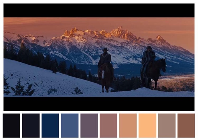 Tweeter Posts Color Palettes from Popular Movie Scenes