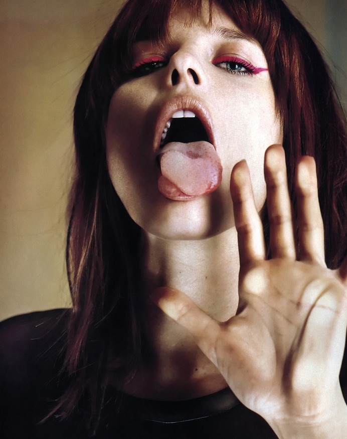 thedoppelganger: " Magazine: Nylon August 2000 Photographer: Robert Nettarp Model: Eva Herzigova "