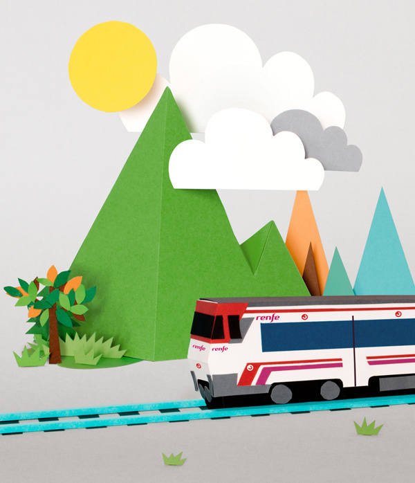 Paper Worlds on Behance #paper #art