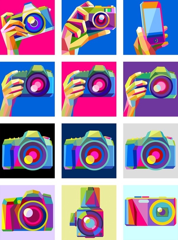 Avatars for The New Flickr on Behance #illustration #vector