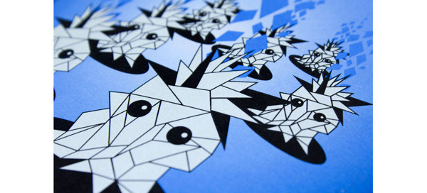 Fan Zine for We Are Scientists - With Love and Squalor #geometry #design #we #geometric #illustration #are #scientists #character
