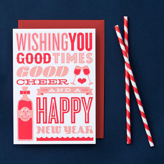 Typographic Christmas Cards on the Behance Network #christmas #letterpress