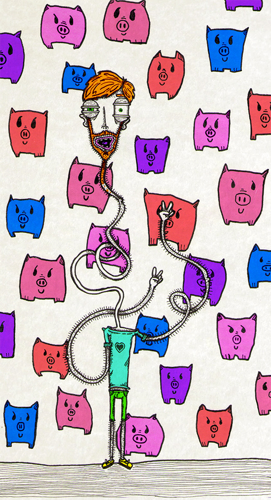 "Cerdis" by Molly Yllom #illustration #character #design