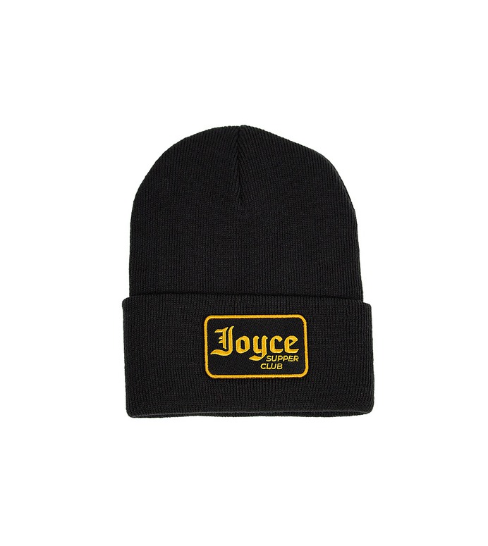 Gigi's Hunting Cap When Gigi climbed down from the deer stand wearing this beanie, the entire forest clapped. Even the squirrels. Available in Maraschino Cherry, Black Coffee, Forest Green, and Hunter Orange. One size fits all*. 💯 Percent Acrylic. Patches are sewn on. *Unless you have a rather large head, in which case we are terribly sorry and offer our deepest sympathies. #JOYCE #supperclub #midwest #minneapolis #cap #hat #winterhat #knithat #grandma #gigi
