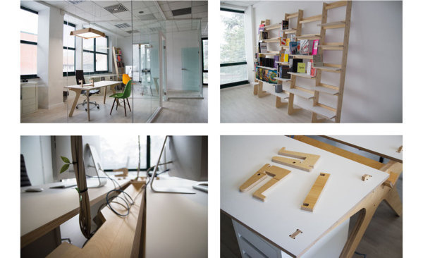 Open source work space #interior #creative #wikihouse #self #office #design #space #wood #made #source #open #light