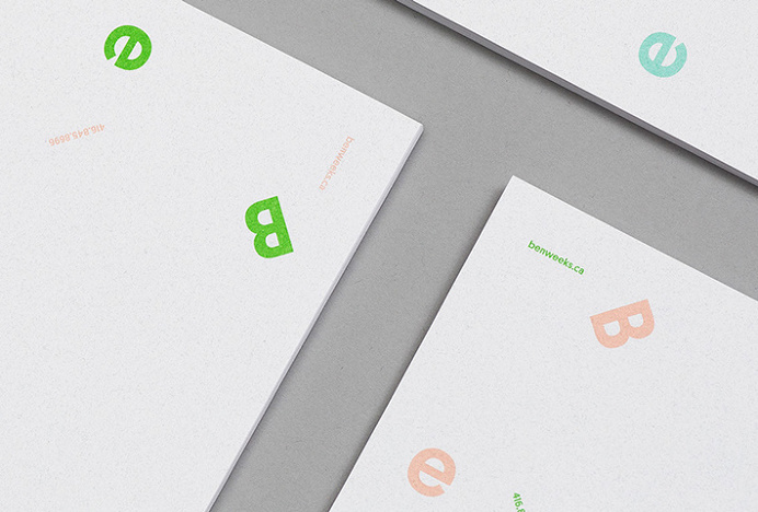 Ben Weeks by Tung #branding #stationery