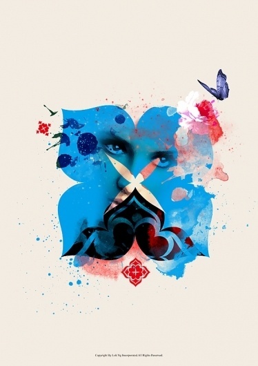 Flower Language on the Behance Network #ink #design #graphic #illustration #typography