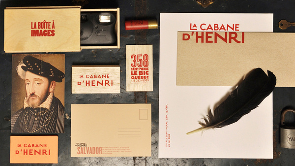 La cabane d'Henri on Behance #design #graphic #identity