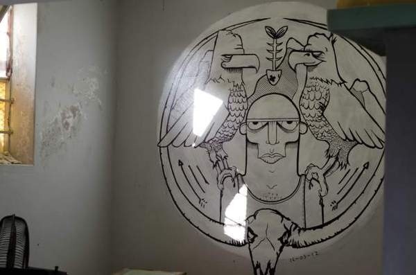 Look who stopped by & WhatsÂ New #mural