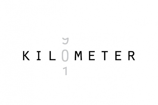 Logo Designs on the Behance Network #white #kelava #black #kilometer #and #numbers #logo #typography