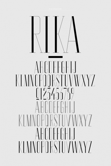NR2154 #font #serif #rika #fashion #type #beauty