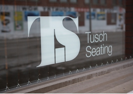 Underline Studio - Tusch Seating #witty #negative #tusch #space #identity #minimal #logo #seating