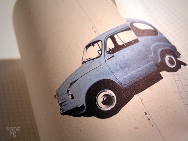 ArjoWiggins Brand Promotion #old #design #graphic #vintage #car
