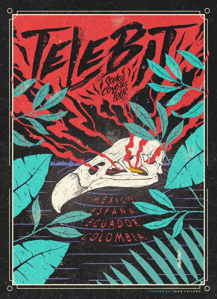 TELEBIT – Somos Coyotes Tour Poster