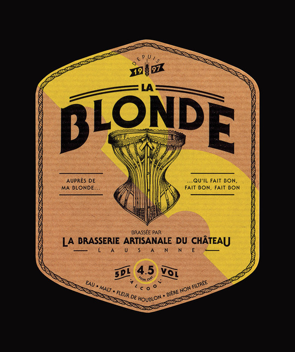 lovely package la brasserie du chateau 10 #design #graphic #package #bottle