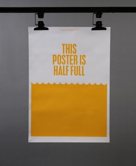 Because Studio — Design & Art Direction/Optimism/Pessimism #print #studio #poster #because
