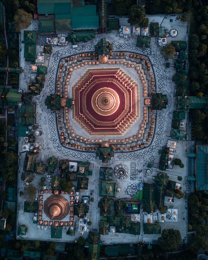 MYANMAR Temples from Above