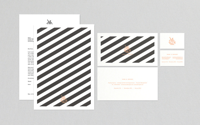 Boss & Knight branding #branding #stationery