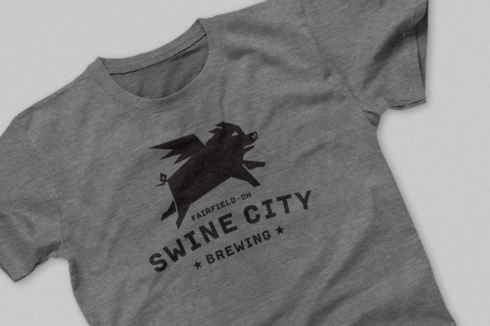 Swine City Brewing T-Shirt Design by Brian Simons
