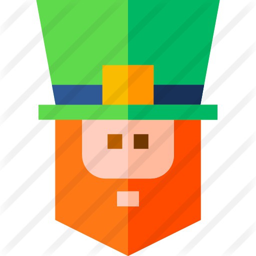 See more icon inspiration related to leprechaun, Irish, Saint Patrick, costumes, ireland, fashion and hat on Flaticon.