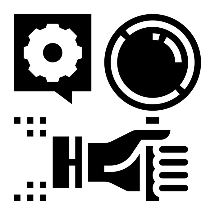 See more icon inspiration related to gear, competent, productive, effective, network, management, analysis, magnifying glass and networking on Flaticon.