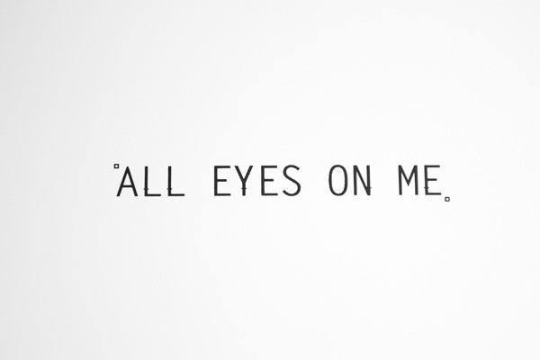All Eyes On Me Print #type #print #kendall