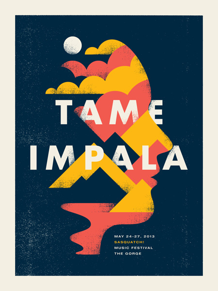 Tame Impala - Doublenaut #gig #poster
