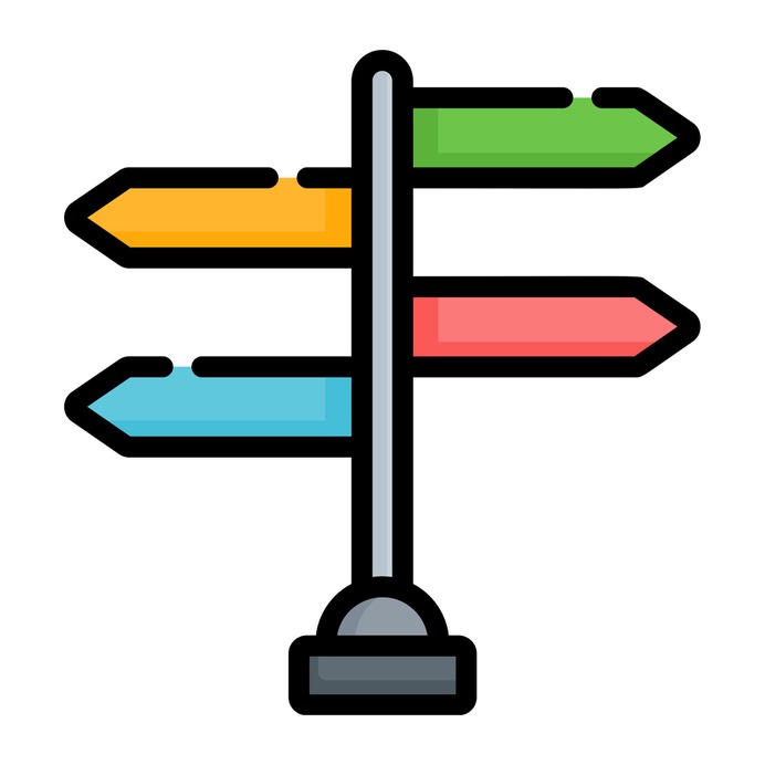 See more icon inspiration related to road sign, panel, orientation, directional, signs, sign and direction on Flaticon.