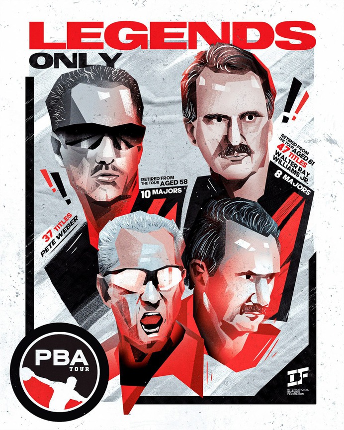 "Legends Only", Work for International Bowling Federation on behalf of Curveball Digital