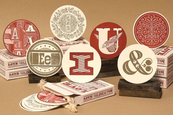 Love Letters #wood #type #typography