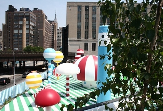 Creative Review - Friends With You's Rainbow City arrives in New York #installation #event #friendswithyou