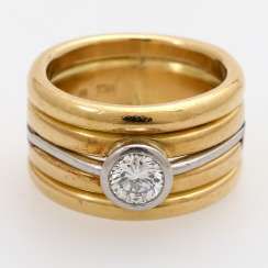 Solitaire ring with 1 diamond of 0.59 ct