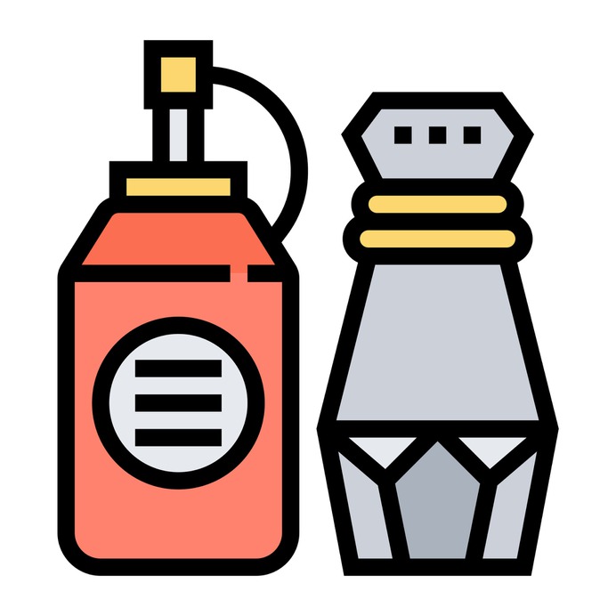 See more icon inspiration related to salt, condiment, food, food and restaurant, salted, seasoning, spices, salty, sauce and cooking on Flaticon.